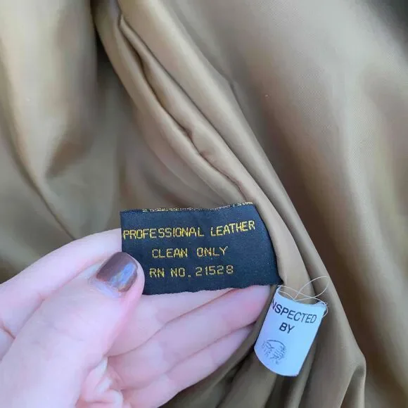 Vintage Reed Sportswear Camel Suede Bomber Jacket Vintage Ribbed Cuffs Hem Large - Picture 5 of 7